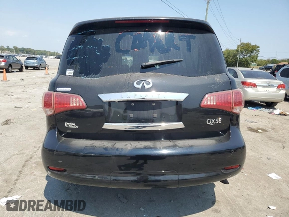 2011 Infiniti QX56 8-passenger with VIN JN8AZ2NC1B9300755, listed as a Copart auction lot 69016034 with 222,006 mi miles and Clean Title. Bid and sale history available at carsss.com. Image 6.