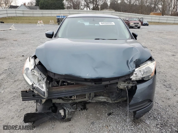 2014 Nissan Sentra SR with VIN 3N1AB7AP8EY215175, listed as a Copart auction lot 44550095 with 226,924 mi miles and Salvage Title. Bid and sale history available at carsss.com. Image 5.