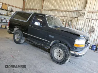 1993 Ford Bronco Custom with VIN 1FMEU15H2PLA65340, listed as a Copart auction lot 74177884 with 277,399 mi miles and Salvage title. Bid and sale history available at DreamBid. Image 4.