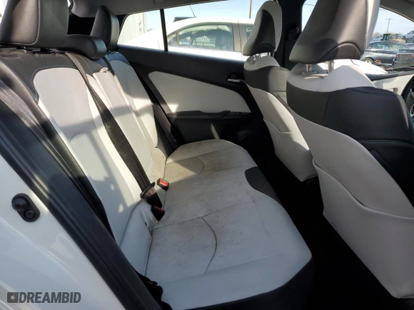 2018 Toyota Prius Two with VIN JTDKARFU2J3547341, listed as a Copart auction lot 83372434 with 56,334 mi miles and Salvage Title. Bid and sale history available at carsss.com. Image 10.
