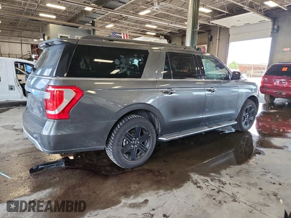 2021 Ford Expedition Max XLT with VIN 1FMJK1JT4MEA67007, listed as a Copart auction lot 63346645 with 58,116 mi miles and Salvage title. Bid and sale history available at DreamBid. Image 3.