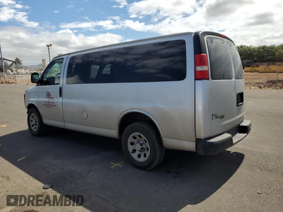 2011 Chevrolet Express Passenger LS z VIN 1GNSGBF4XB1169764, wystawiony jako Copart lot #64512794 z przebiegiem 75 532 mil mil oraz Szkoda całkowita • Salvage title. Historia ofert i sprzedaży dostępna na DreamBid. Obrazek 2.