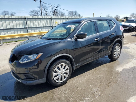2016 Nissan Rogue SV with VIN KNMAT2MT5GP735456, listed as a Copart auction lot 50926995 with NaN miles and Salvage Title. Bid and sale history available at carsss.com. Image 1.
