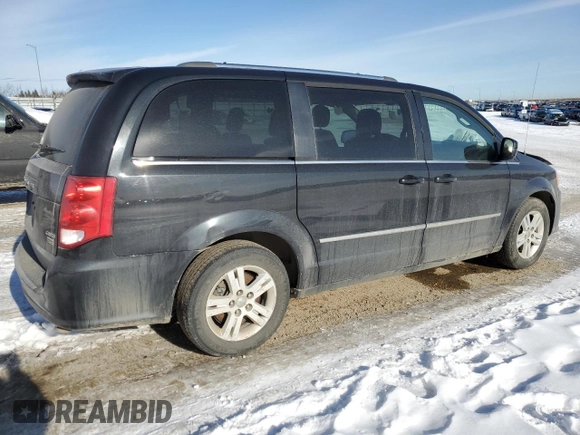 2017 Dodge Grand Caravan Crew Plus with VIN 2C4RDGDG6HR775156, listed as a Copart auction lot 48511115 with 349,435 mi miles and Salvage Title. Bid and sale history available at DreamBid. Image 3.