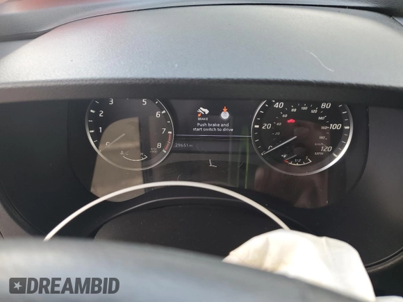 2022 Nissan Frontier SV with VIN 1N6ED1EJ4NN657098, listed as a Copart auction lot 61409315 with 29,651 mi miles and Salvage title. Bid and sale history available at DreamBid. Image 9.