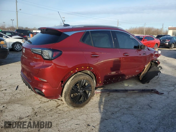 2024 Buick Encore GX Avenir with VIN KL4AMGSL6RB073085, listed as a Copart auction lot 86503654 with 4,528 mi miles and Salvage title. Bid and sale history available at DreamBid. Image 3.
