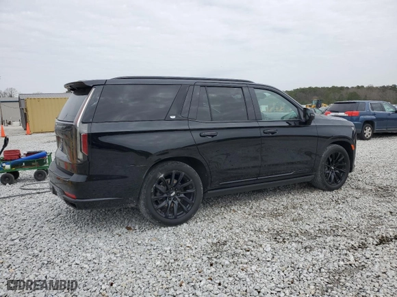 2021 Cadillac Escalade Sport Platinum with VIN 1GYS4GKL9MR266464, listed as a Copart auction lot 44326515 with 45,464 mi miles and Salvage Title. Bid and sale history available at carsss.com. Image 3.