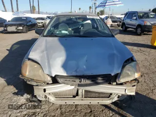 1997 Honda Civic DX with VIN 1HGEJ6125VL011041, listed as a Copart auction lot 83786224 with 208,170 mi miles and Salvage Title. Bid and sale history available at carsss.com. Image 5.