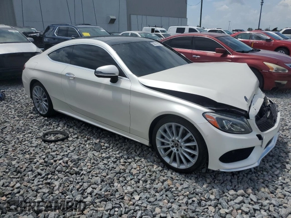 2018 Mercedes-Benz C 300 z VIN WDDWJ4KBXJF621554, wystawiony jako Copart lot #58018905 z przebiegiem 78 405 mil mil oraz Szkoda całkowita • Salvage title. Historia ofert i sprzedaży dostępna na DreamBid. Obrazek 4.