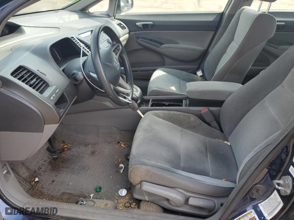 2009 Honda Civic Sdn LX with VIN 2HGFA16569H514400, listed as a Copart auction lot 53311275 with 93,679 mi miles and Salvage Title. Bid and sale history available at carsss.com. Image 7.