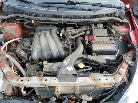 2009 Nissan Versa 1.6 with VIN 3N1CC11EX9L443862, listed as a Copart auction lot 47964725 with Not provided miles and Salvage title. Bid and sale history available at DreamBid. Image 11.