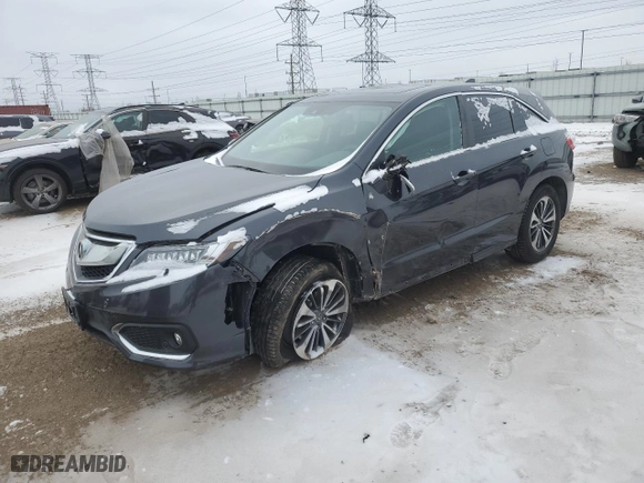 2016 Acura RDX Advance Pkg with VIN 5J8TB4H74GL003817, listed as a Copart auction lot 41998735 with 87,580 mi miles and Salvage Title. Bid and sale history available at carsss.com. Image 1.