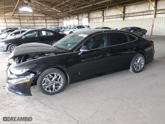 2020 Hyundai Sonata SEL with VIN 5NPEL4JA0LH028884, listed as a Copart auction lot 44042285 with 44,356 mi miles and Salvage Title. Bid and sale history available at carsss.com. Image 1.