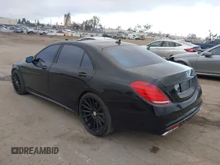 2015 Mercedes-Benz S 550 with VIN WDDUG8CB9FA179284, listed as a IAAI auction lot 41482962 with 81,075 mi miles and . Bid and sale history available at DreamBid. Image 3.