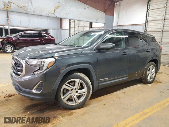 2018 GMC Terrain SLE with VIN 3GKALMEX2JL319899, listed as a Copart auction lot 44571145 with 58,698 mi miles and Salvage Title. Bid and sale history available at carsss.com. Image 1.