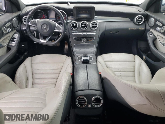 2016 Mercedes-Benz C 450 AMG with VIN 55SWF6EB6GU125889, listed as a Copart auction lot 45190995 with 108,440 mi miles and Clean Title. Bid and sale history available at carsss.com. Image 8.