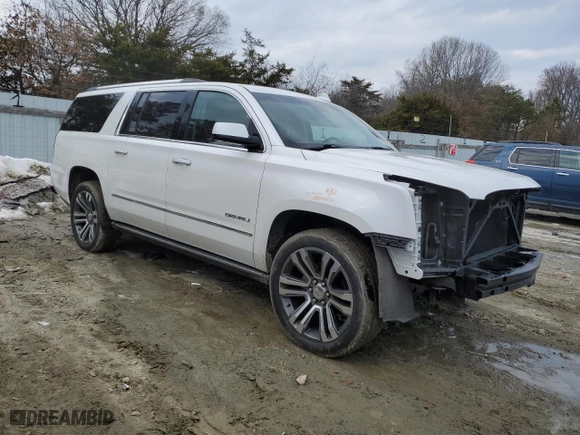 2019 GMC Yukon XL Denali with VIN 1GKS2HKJ1KR130489, listed as a Copart auction lot 42337145 with 93,495 mi miles and Salvage Title. Bid and sale history available at carsss.com. Image 4.