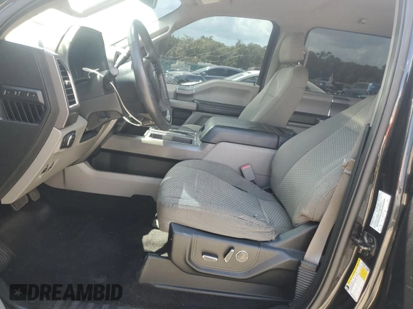 2015 Ford F-150 XL with VIN 1FTEW1CP0FFC58687, listed as a Copart auction lot 55101825 with 107,942 mi miles and Salvage Title. Bid and sale history available at DreamBid. Image 7.