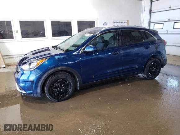 2017 Kia Niro LX with VIN KNDCB3LC9H5059402, listed as a Copart auction lot 55252505 with 144,642 mi miles and Clean Title. Bid and sale history available at carsss.com. Image 1.