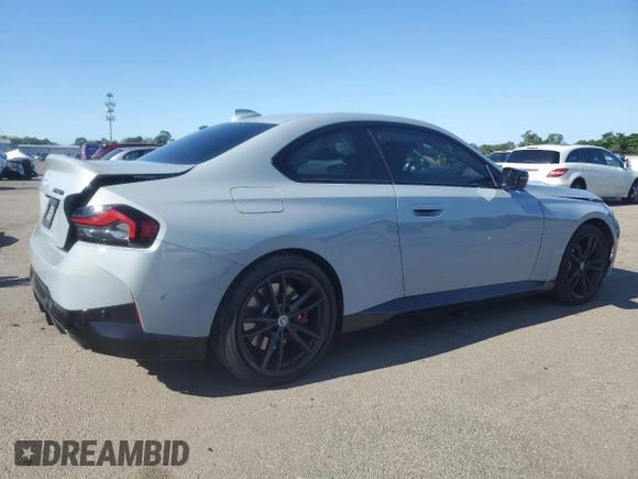 2022 BMW 2 Series M240i xDrive with VIN 3MW53CM09N8C66684, listed as a Copart auction lot 61736535 with 26,905 mi miles and Salvage title. Bid and sale history available at DreamBid. Image 3.