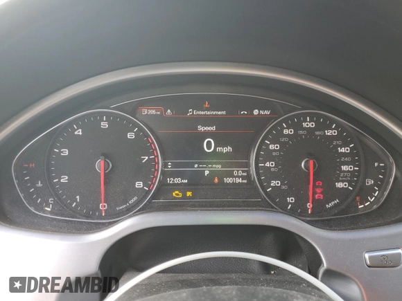 2013 Audi A8 3.0L with VIN WAUAGAFD6DN032313, listed as a Copart auction lot 65157945 with 100,194 mi miles and Clean title. Bid and sale history available at DreamBid. Image 9.