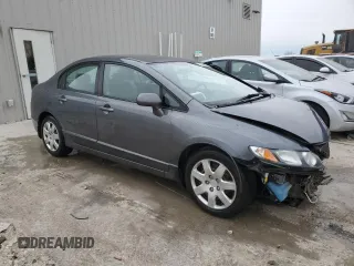 2010 Honda Civic LX with VIN 19XFA1F5XAE002086, listed as a Copart auction lot 51390825 with 109,150 mi miles and Salvage Title. Bid and sale history available at DreamBid. Image 4.