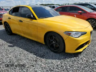 2019 Alfa Romeo Giulia Ti Sport with VIN ZARFAMBN0K7603506, listed as a Copart auction lot 82777534 with 0 mi miles and Non Repairable. Bid and sale history available at carsss.com. Image 4.