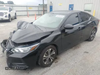 2021 Nissan Sentra SV with VIN 3N1AB8CV4MY306914, listed as a Copart auction lot 63364285 with 82,294 mi miles and Salvage title. Bid and sale history available at DreamBid. Image 1.