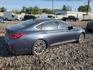 2016 Hyundai Genesis 3.8L with VIN KMHGN4JE6GU107599, listed as a Copart auction lot 54254055 with 110,605 mi miles and Clean Title. Bid and sale history available at carsss.com. Image 3.