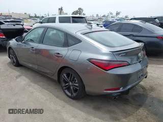 2024 Acura Integra w/A-Spec Package with VIN 19UDE4H33RA022981, listed as a IAAI auction lot 42344974 with 15,838 mi miles and . Bid and sale history available at DreamBid. Image 3.