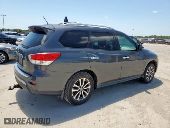 2014 Nissan Pathfinder S z VIN 5N1AR2MM3EC656875, wystawiony jako Copart lot #57664735 z przebiegiem 219 113 mil mil oraz Szkoda całkowita • Salvage title. Historia ofert i sprzedaży dostępna na DreamBid. Obrazek 3.