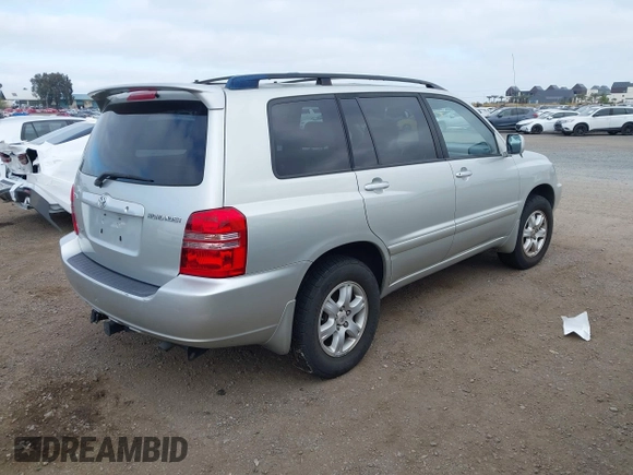2003 Toyota Highlander z VIN JTEHF21A630127436, wystawiony jako IAAI lot #42098538 z przebiegiem 123 561 mil mil oraz . Historia ofert i sprzedaży dostępna na DreamBid. Obrazek 4.