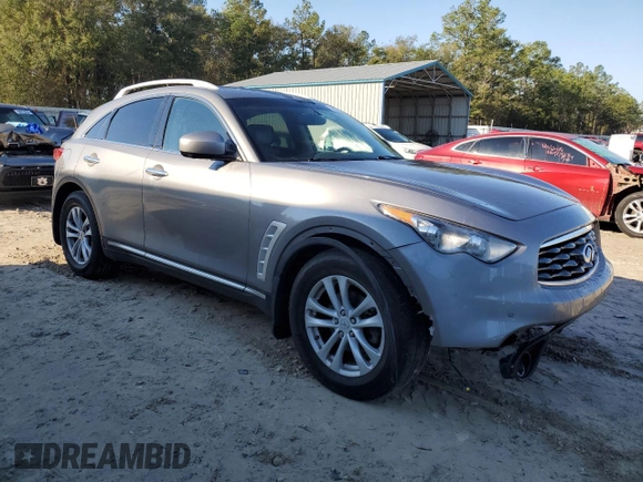 2009 Infiniti FX z VIN JNRAS18U59M104565, wystawiony jako Copart lot #46276715 z przebiegiem 202 008 mil mil oraz Szkoda całkowita • Salvage title. Historia ofert i sprzedaży dostępna na DreamBid. Obrazek 4.