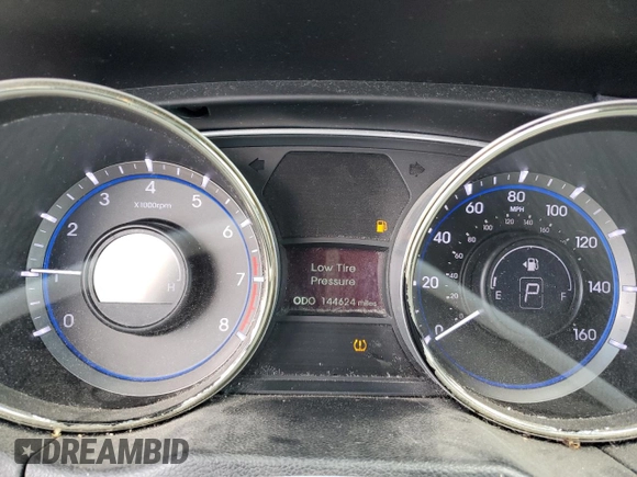 2013 Hyundai Sonata Limited with VIN 5NPEC4AC0DH644006, listed as a Copart auction lot 53040305 with 144,624 mi miles and Salvage Title. Bid and sale history available at DreamBid. Image 9.