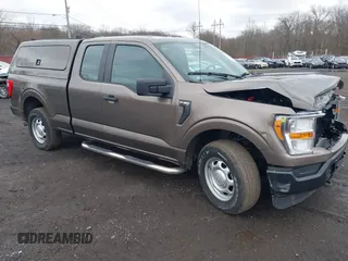 2021 Ford F-150 XL with VIN 1FTEX1EP6MKE04380, listed as a IAAI auction lot 41821270 with 41,353 mi miles and . Bid and sale history available at DreamBid. Image 1.