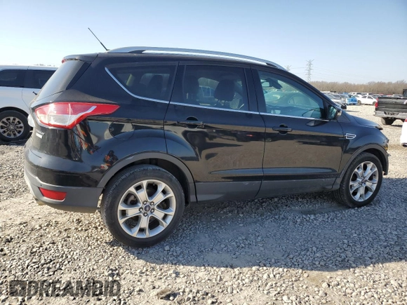 2016 Ford Escape Titanium with VIN 1FMCU0JX5GUB95220, listed as a Copart auction lot 48176575 with 121,210 mi miles and Salvage Title. Bid and sale history available at carsss.com. Image 3.
