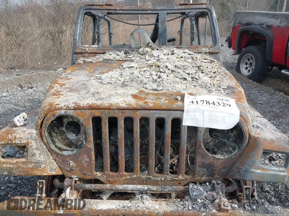 2003 Jeep Wrangler Sport with VIN 1J4FA49S93P332687, listed as a IAAI auction lot 41784329 with 1 mi miles. Bid and sale history available at carsss.com. Image 10.