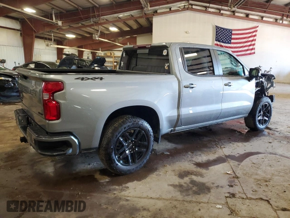 2024 Chevrolet Silverado 1500 RST with VIN 1GCUDEED9RZ249890, listed as a Copart auction lot 76793224 with 8,406 mi miles and Salvage Title. Bid and sale history available at carsss.com. Image 3.