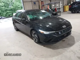 2024 Hyundai Elantra SEL with VIN KMHLS4DGXRU647500, listed as a IAAI auction lot 42337385 with 36,110 mi miles and . Bid and sale history available at DreamBid. Image 1.