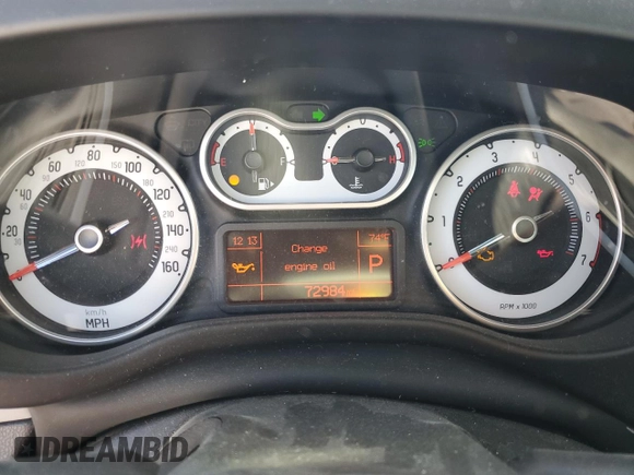 2014 FIAT 500L Easy with VIN ZFBCFABH8EZ000709, listed as a Copart auction lot 82097694 with 72,984 mi miles and Salvage title. Bid and sale history available at DreamBid. Image 9.
