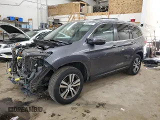 2016 Honda Pilot EX-L with VIN 5FNYF6H56GB097320, listed as a Copart auction lot 49472715 with 179,783 mi miles and Salvage Title. Bid and sale history available at carsss.com. Image 1.