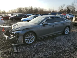 2024 Audi A5 Sportback S line Premium z VIN WAUDACF57RA048442, wystawiony jako Copart lot #43179875 z przebiegiem 14 824 mil mil oraz Szkoda całkowita • Salvage title. Historia ofert i sprzedaży dostępna na DreamBid. Obrazek 1.
