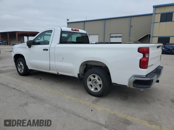 2021 Chevrolet Silverado 1500 Work Truck with VIN 3GCNWAEF2MG407021, listed as a Copart auction lot 42676445 with 24,628 mi miles and Salvage Title. Bid and sale history available at carsss.com. Image 2.