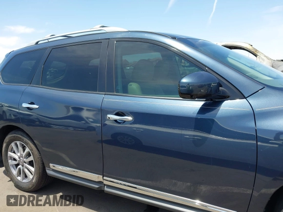 2015 Nissan Pathfinder SV with VIN 5N1AR2MN1FC614988, listed as a IAAI auction lot 42384089 with 113,007 mi miles and . Bid and sale history available at DreamBid. Image 13.