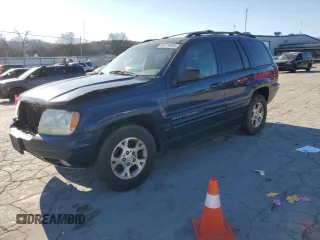 2001 Jeep Grand Cherokee Limited with VIN 1J4GW58N81C643572, listed as a Copart auction lot 49119035 with 116,908 mi miles and Clean title. Bid and sale history available at DreamBid. Image 1.