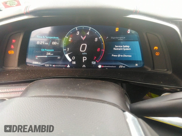 2023 Chevrolet Corvette 1LT with VIN 1G1YA2D43P5121118, listed as a IAAI auction lot 37187230 with 2,094 mi miles and . Bid and sale history available at DreamBid. Image 7.