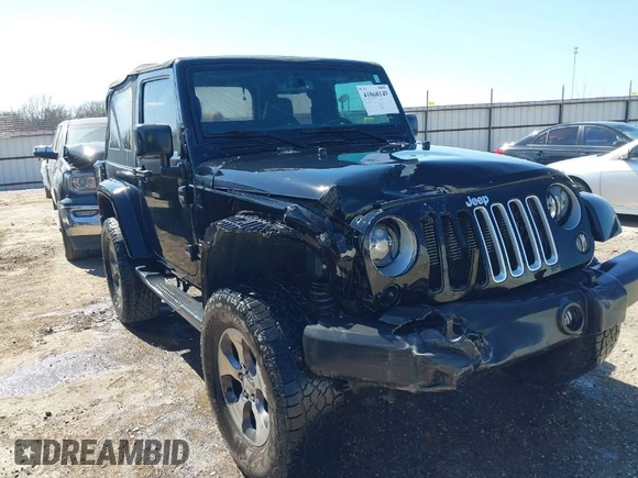 2016 Jeep Wrangler Sahara with VIN 1C4AJWBG0GL174481, listed as a IAAI auction lot 41868149 with 59,300 mi miles and . Bid and sale history available at DreamBid. Image 1.