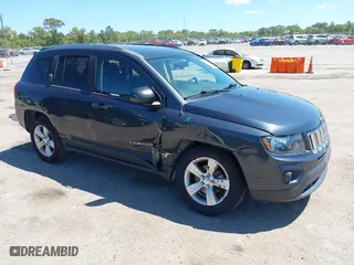 2015 Jeep Compass Sport with VIN 1C4NJDBB9FD135066, listed as a IAAI auction lot 42022157 with 98,632 mi miles. Bid and sale history available at carsss.com. Image 1.