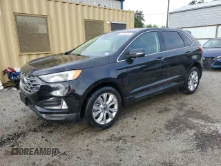 2022 Ford Edge Titanium z VIN 2FMPK4K92NBB05541, wystawiony jako Copart lot #58864965 z przebiegiem 81 591 mil mil oraz Czysty tytuł • Clean title. Historia ofert i sprzedaży dostępna na DreamBid. Obrazek 1.