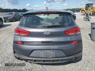 2019 Hyundai Elantra GT N Line with VIN KMHH55LC9KU095558, listed as a Copart auction lot 72404594 with 97,488 mi miles and Salvage Title. Bid and sale history available at carsss.com. Image 6.